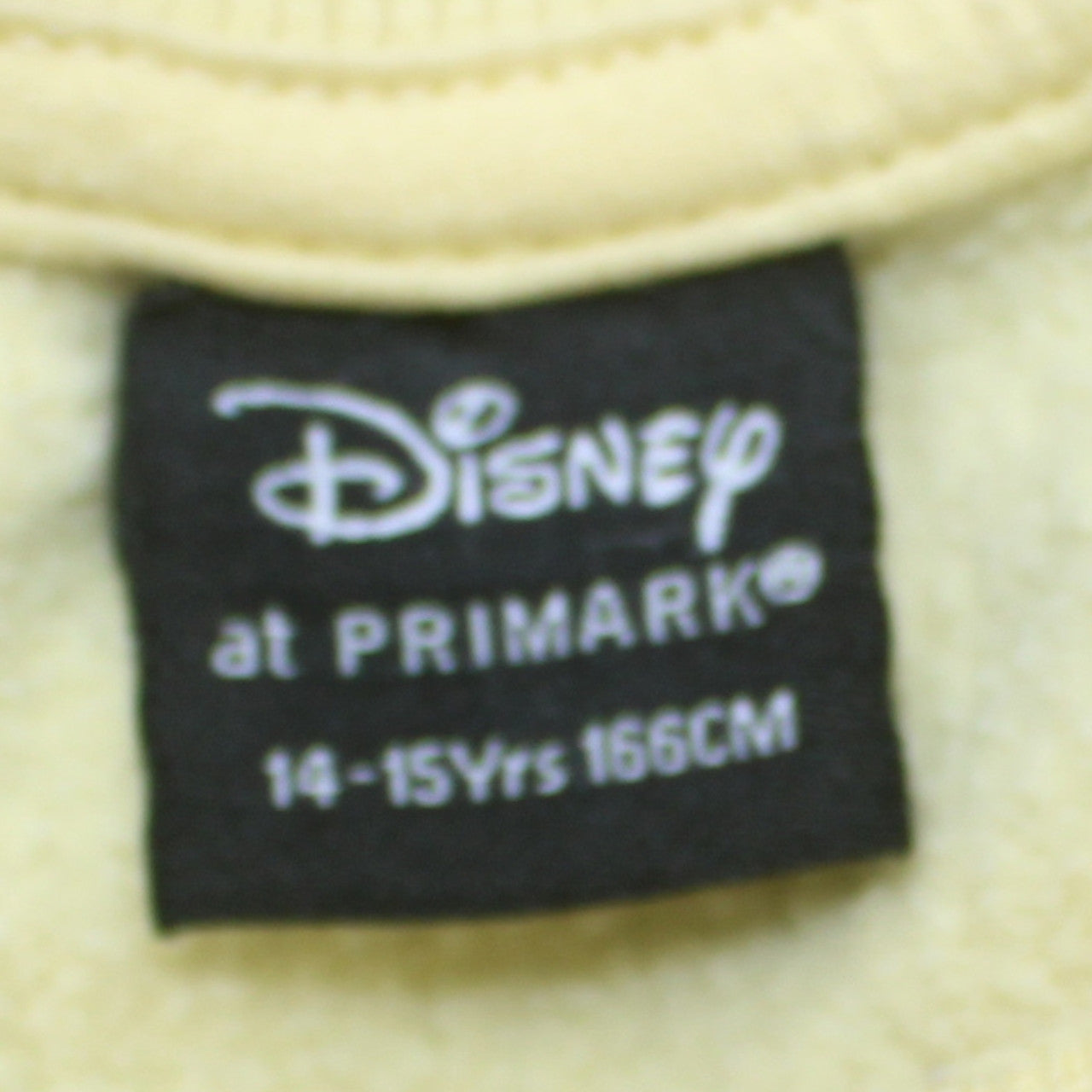 Disney at Primark Boys Yellow Mickey Mouse Sweatshirt 14-15 Years Crew Neck