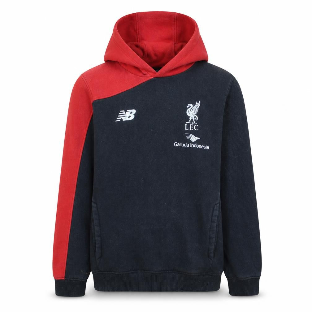 New Balance Men's Black Red LFC Pullover Hoodie Size M