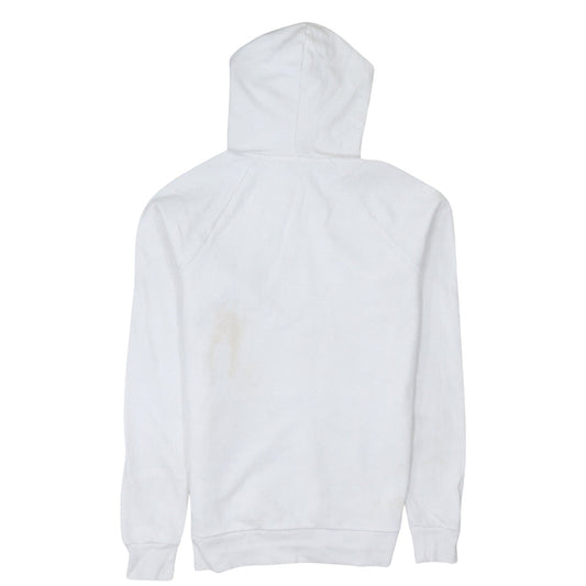 Under Armour Mens White XS Pullover Hoodie ColdGear Fleece Sportswear