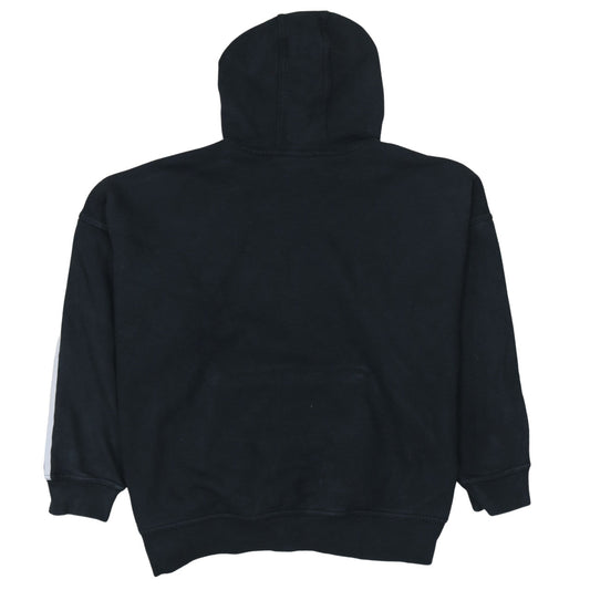 Adidas Womens Black Size 10 Pullover Hoodie with Logo Detail