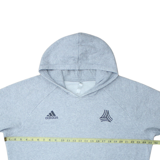 Adidas Men's Grey XL Pullover Hoodie Fleece Sports Sweatshirt