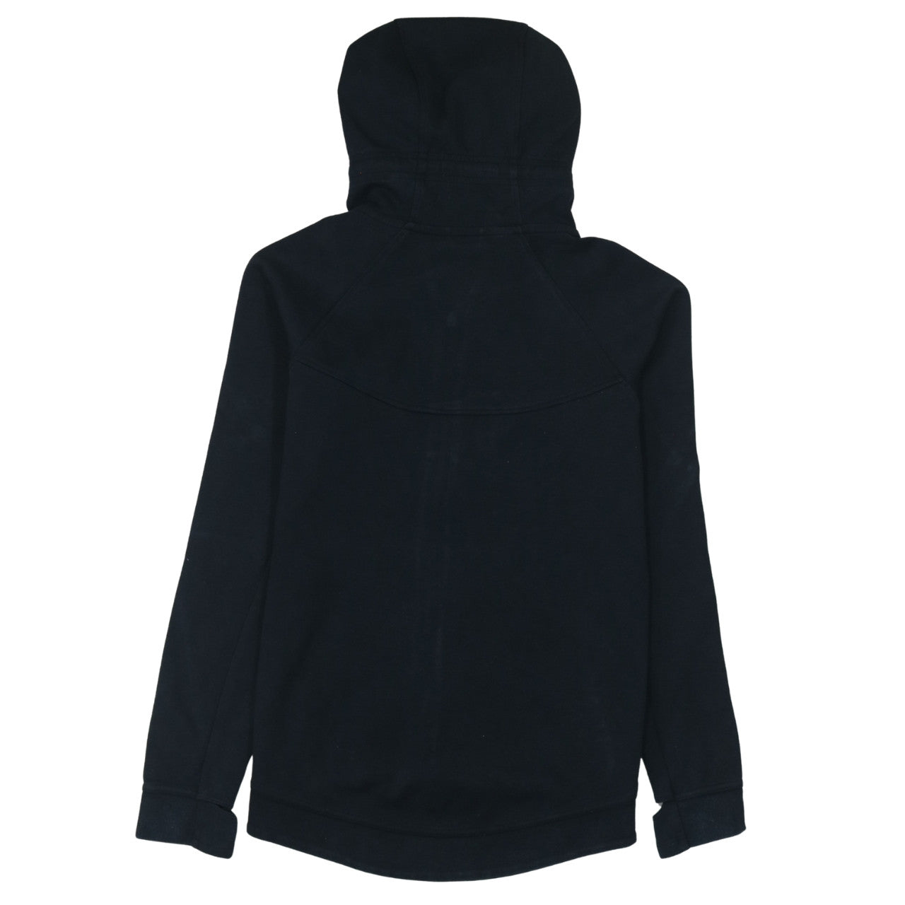 Nike Women Black Full Zip Hoodie Medium Cotton Blend Casual