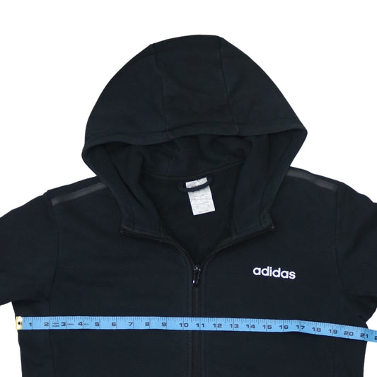 adidas Men's Black Full Zip Hoodie Size M Active Sportswear