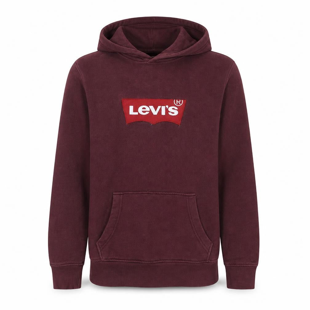 Levi's Men's Brown Pullover Hoodie S Logo Graphic Fleece