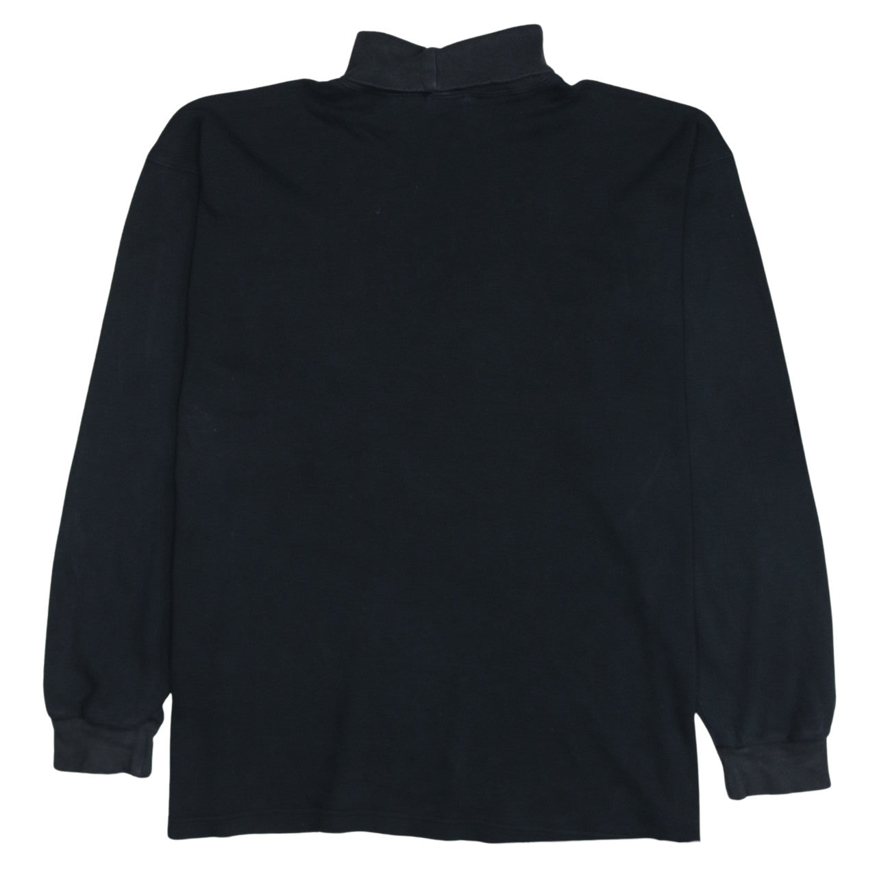 Columbia Men's Black XL Roll Neck Long Sleeve Cotton T-Shirt