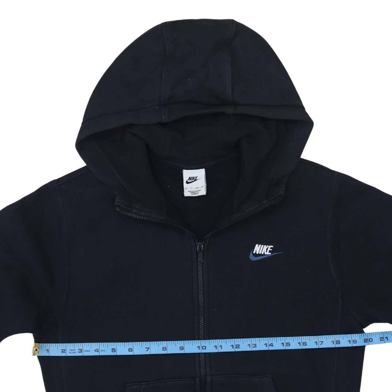 Nike Men's Black XS Full Zip Fleece Hoodie