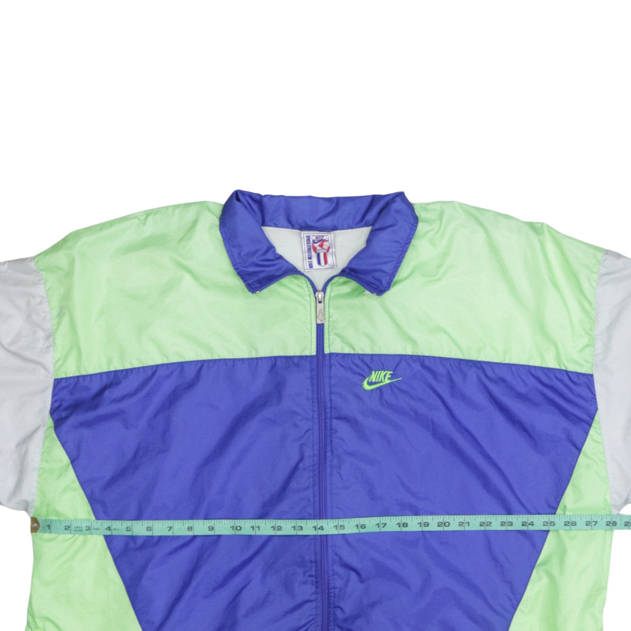Nike Men’s Blue Green 90s Windbreaker Jacket Size 2XL