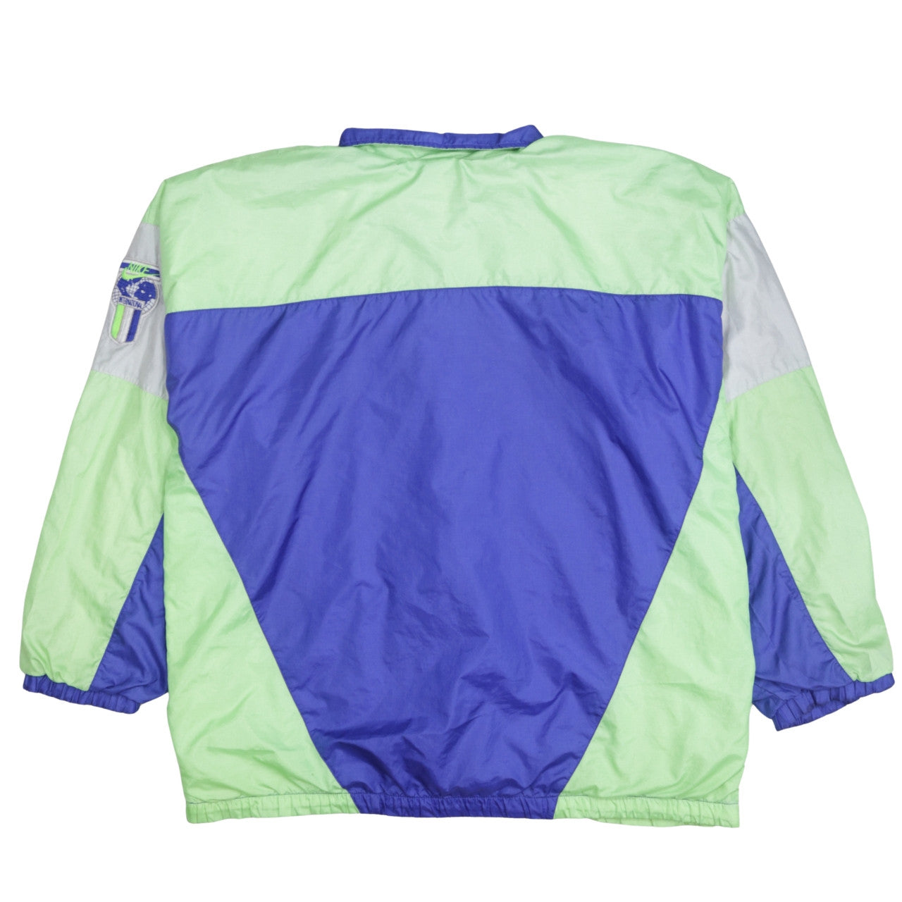 Nike Men’s Blue Green 90s Windbreaker Jacket Size 2XL
