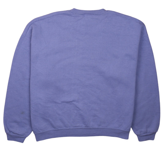 Russell Athletic Women’s Blue Pullover Sweatshirt Size L Cotton Blend