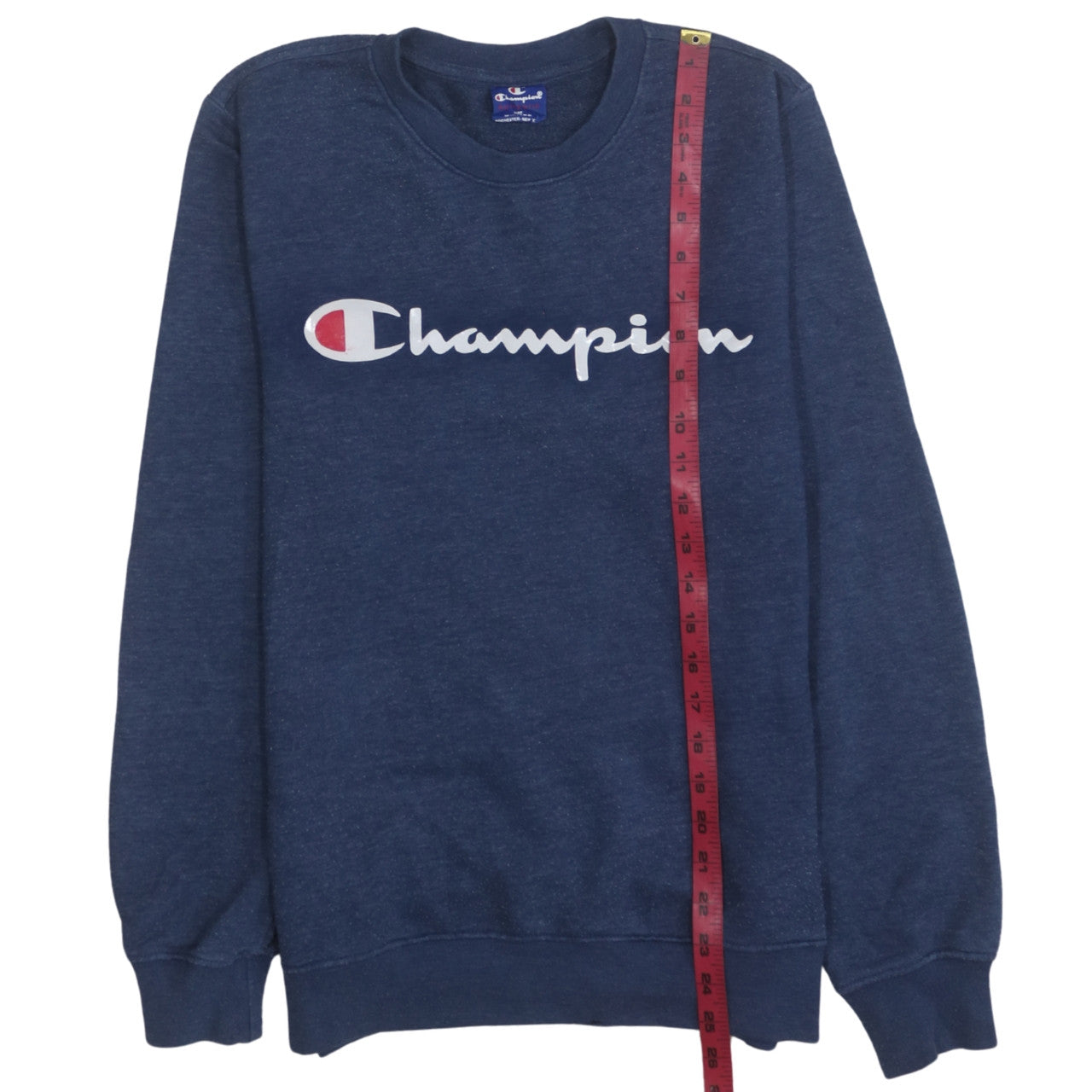 Champion Men's Blue Small Pullover Crew Neck Sweatshirt