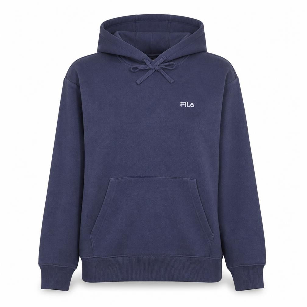 Fila Women’s Blue Pullover Hoodie Medium Hooded Sweatshirt