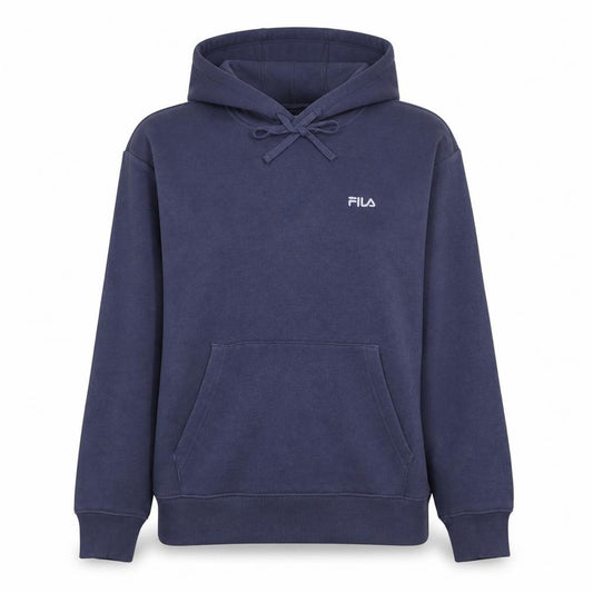 FILA Women’s Blue Pullover Hoodie Medium Hooded Sweatshirt