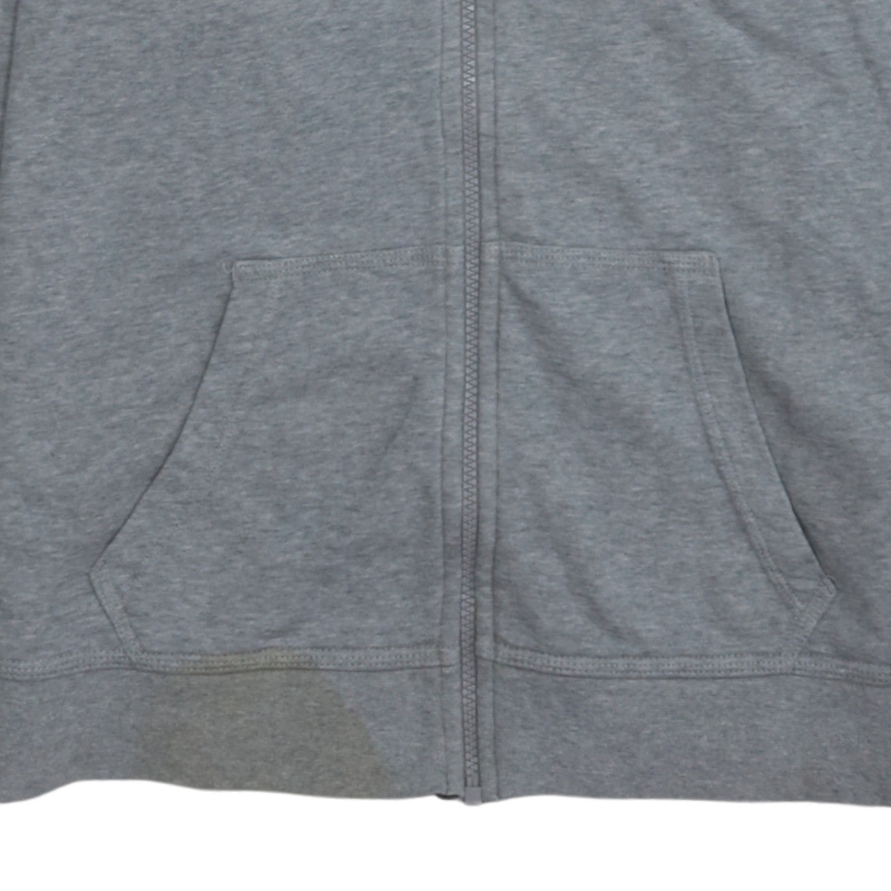 Nike Boys Grey Full Zip Hoodie XL 13-15 Years Cotton Blend Casual