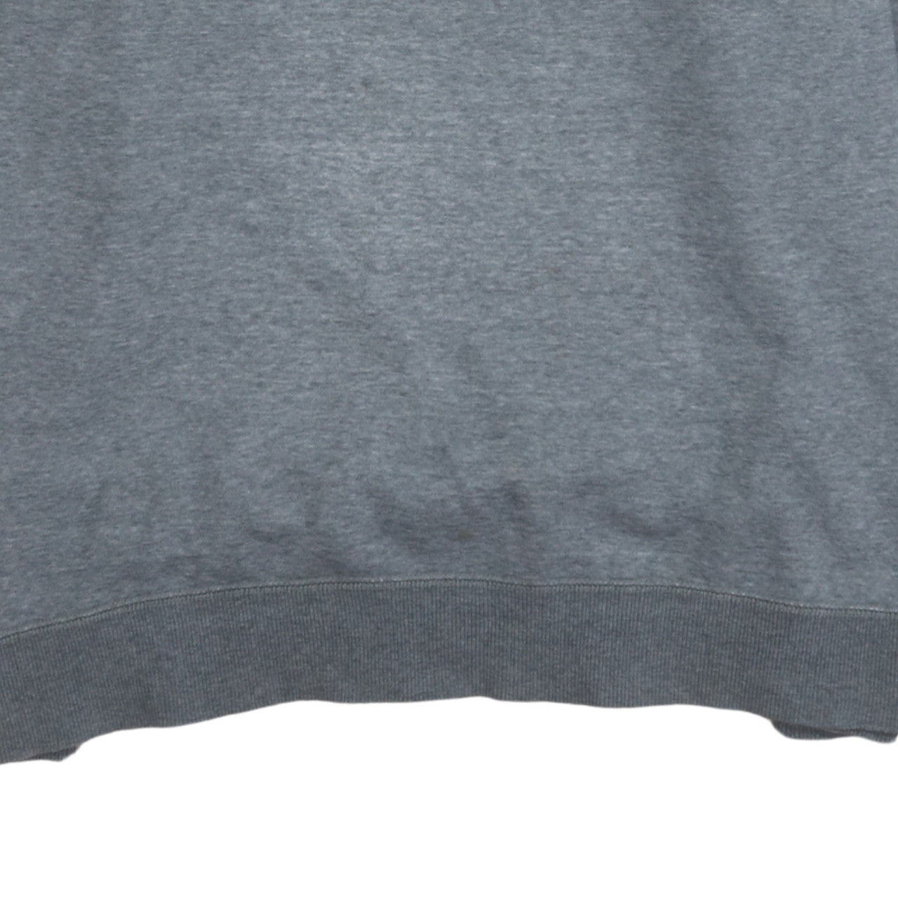 Puma Men’s Grey 2XL Pullover Sweatshirt Crew Neck Logo Fleece