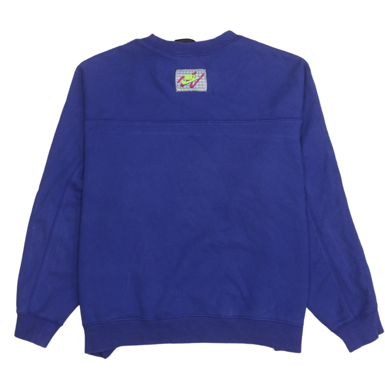 Nike Women’s Blue Graphic Logo Pullover Sweatshirt Size S
