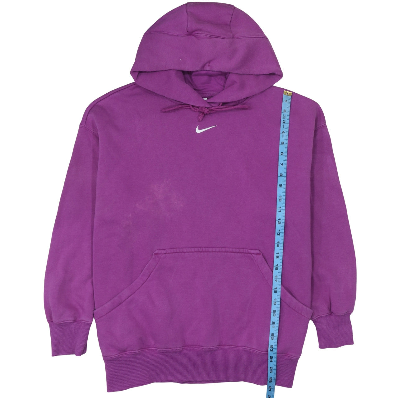 Nike Womens Purple Pullover Hoodie XL Cotton Blend Casual