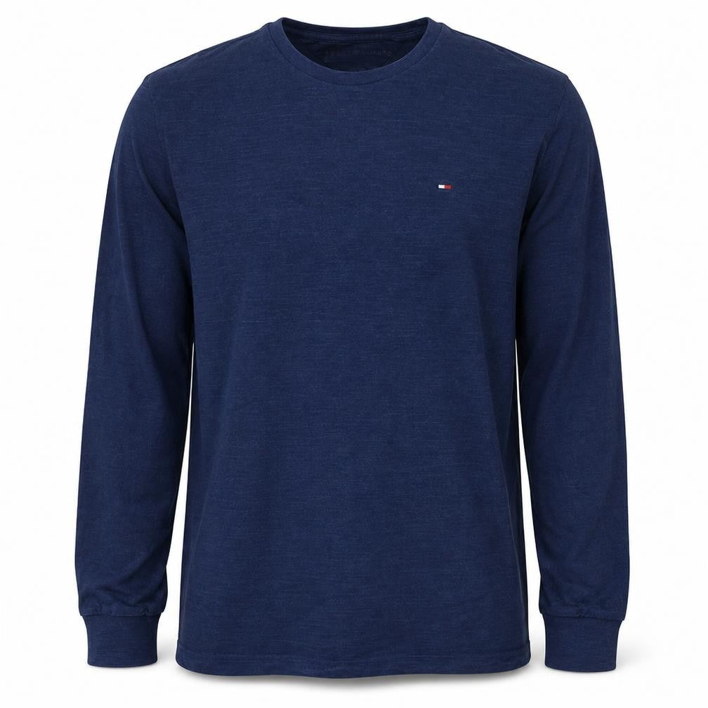 Tommy Hilfiger Men’s Blue Crew Neck Long Sleeve Pullover Sweatshirt M