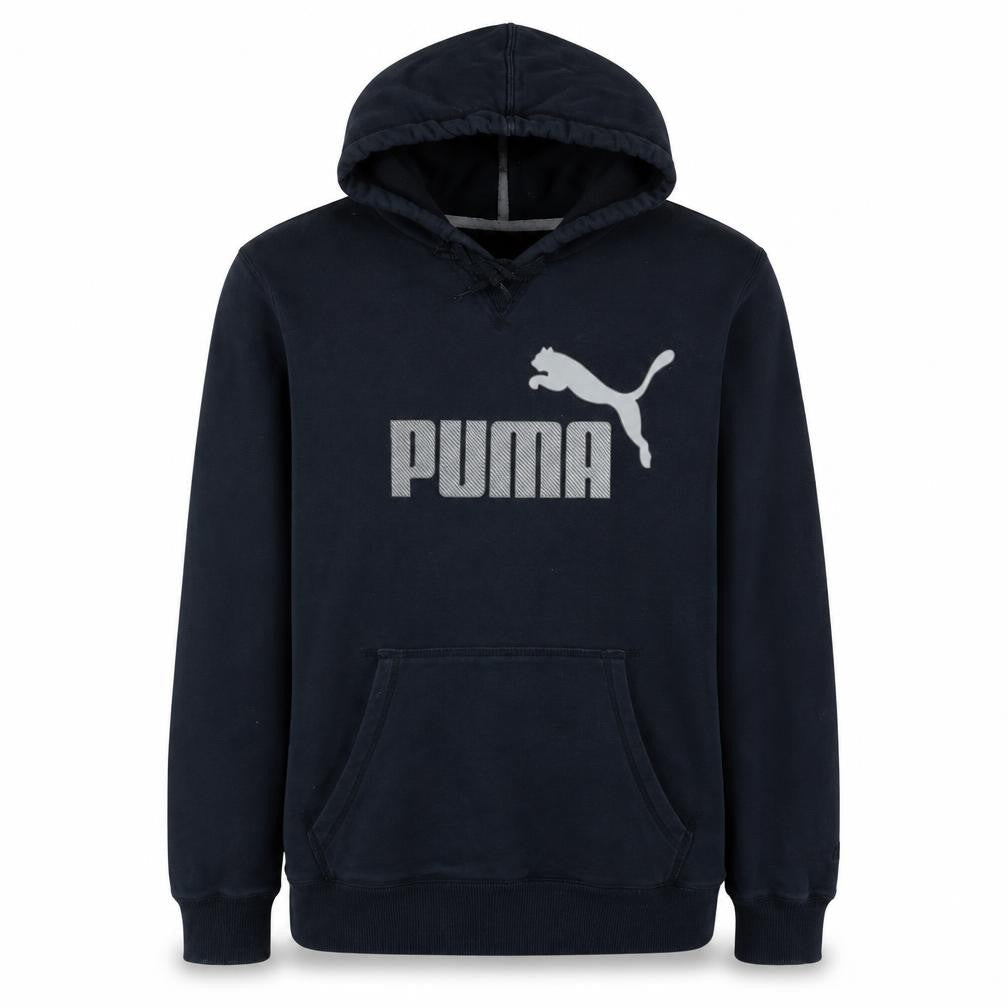 Puma Men's Black Pullover Hoodie XL Fleece Sportswear