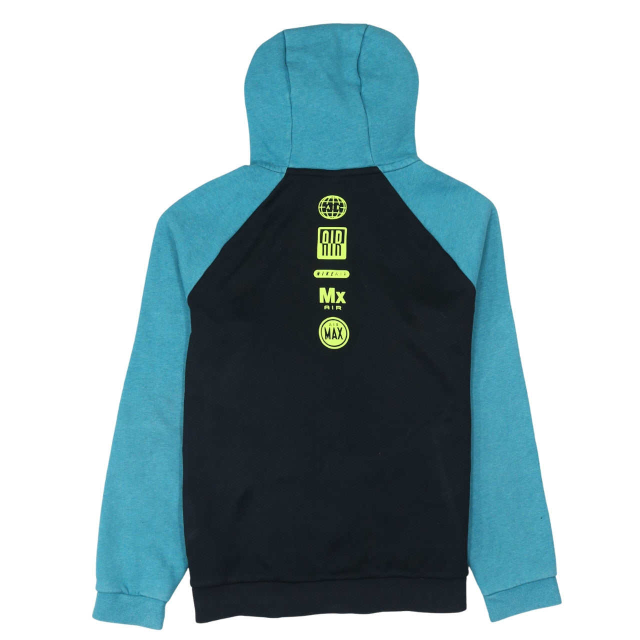 Nike Boys Black & Blue Full Zip Hoodie XL 13-15 Years Hooded Sweatshirt