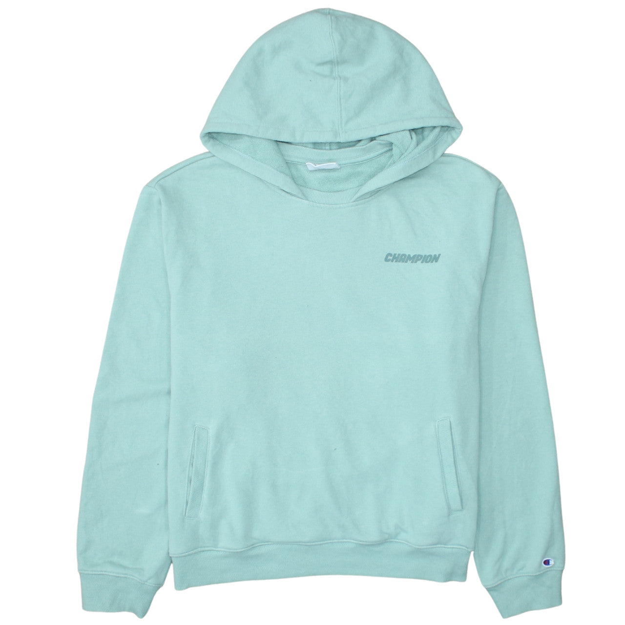 Champion Women’s Mint Green Pullover Hoodie XL Cotton Blend