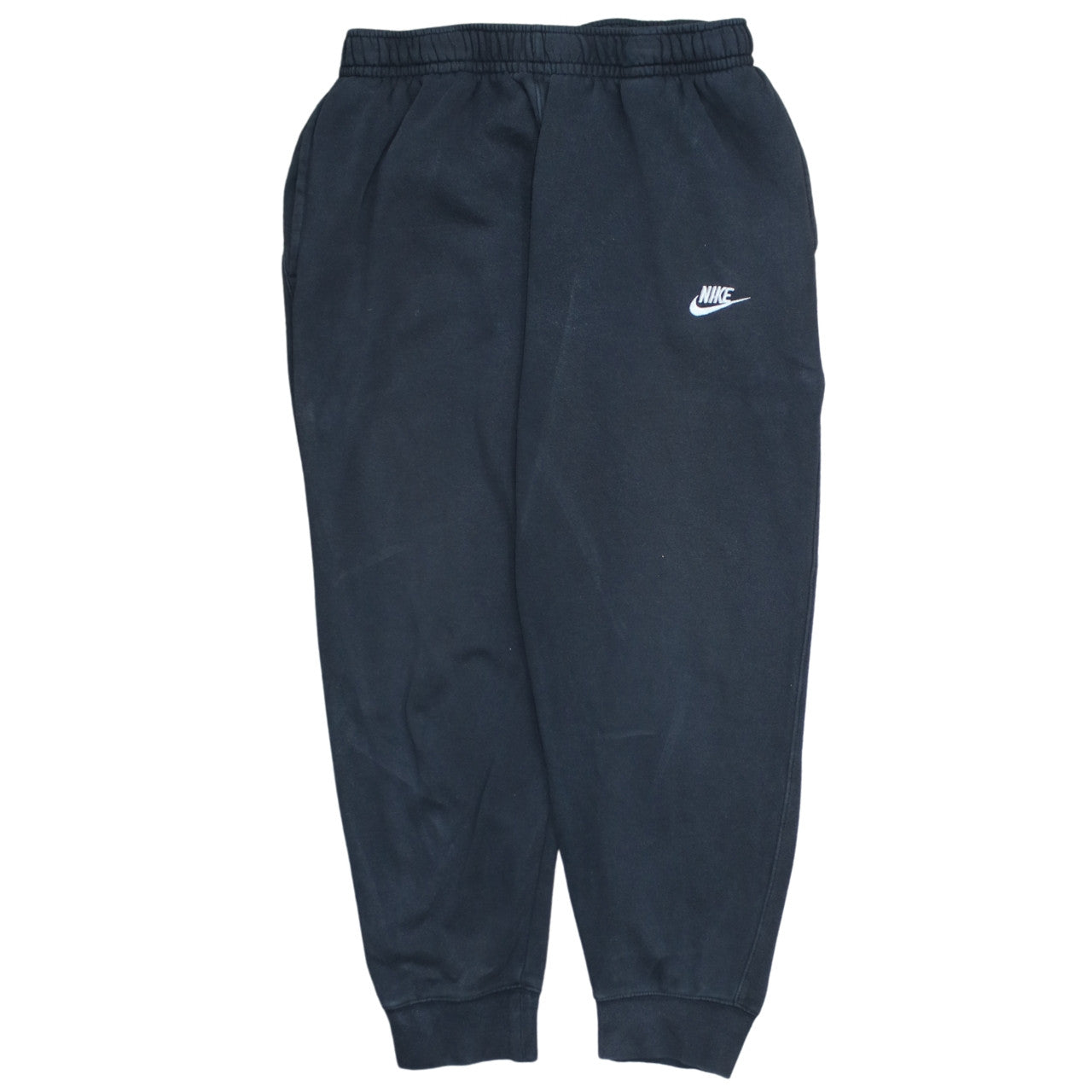 Nike Men’s Black Sweatpants L Regular Fit Fleece Joggers