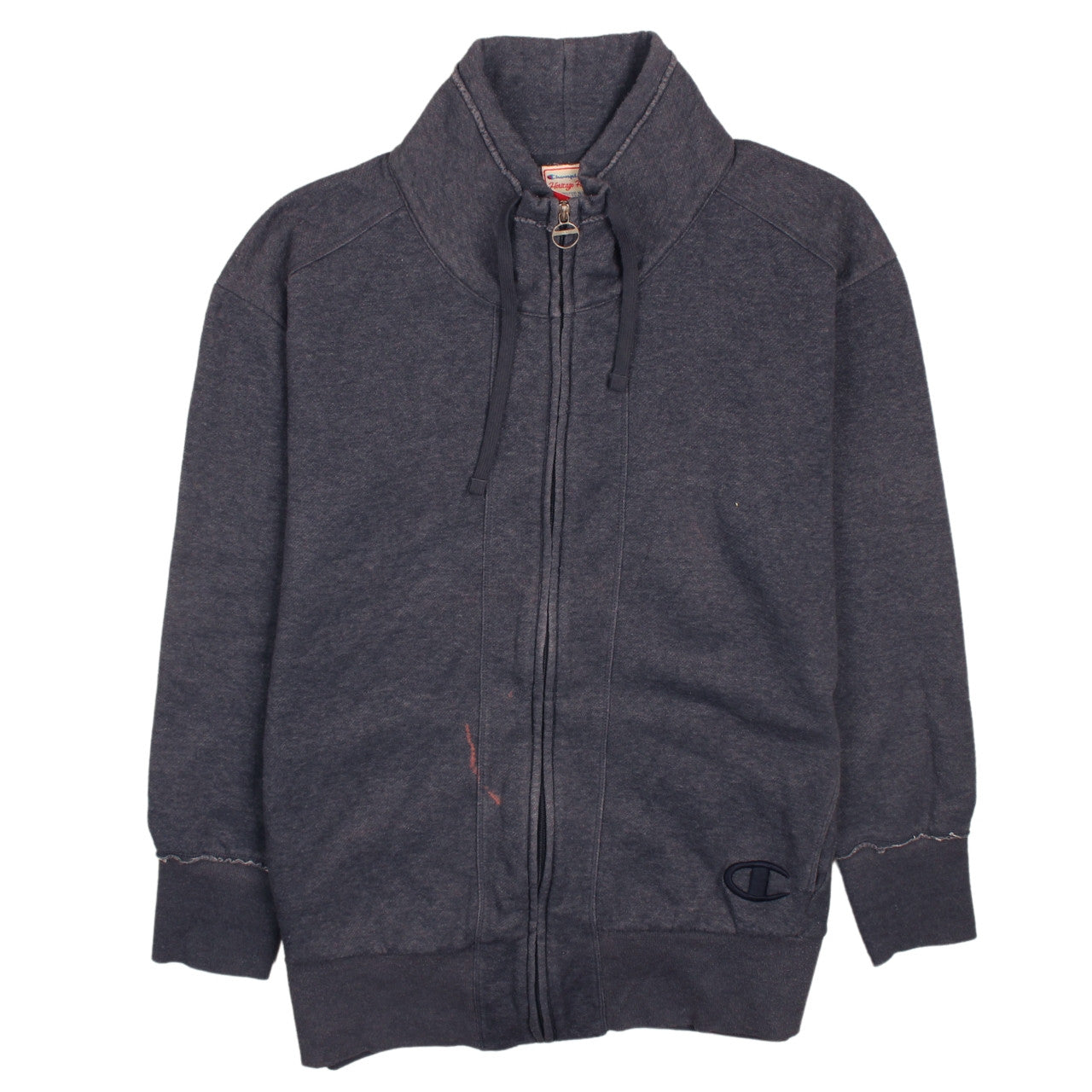 Champion Men's Grey XL Heritage Fit Full Zip Sweatshirt
