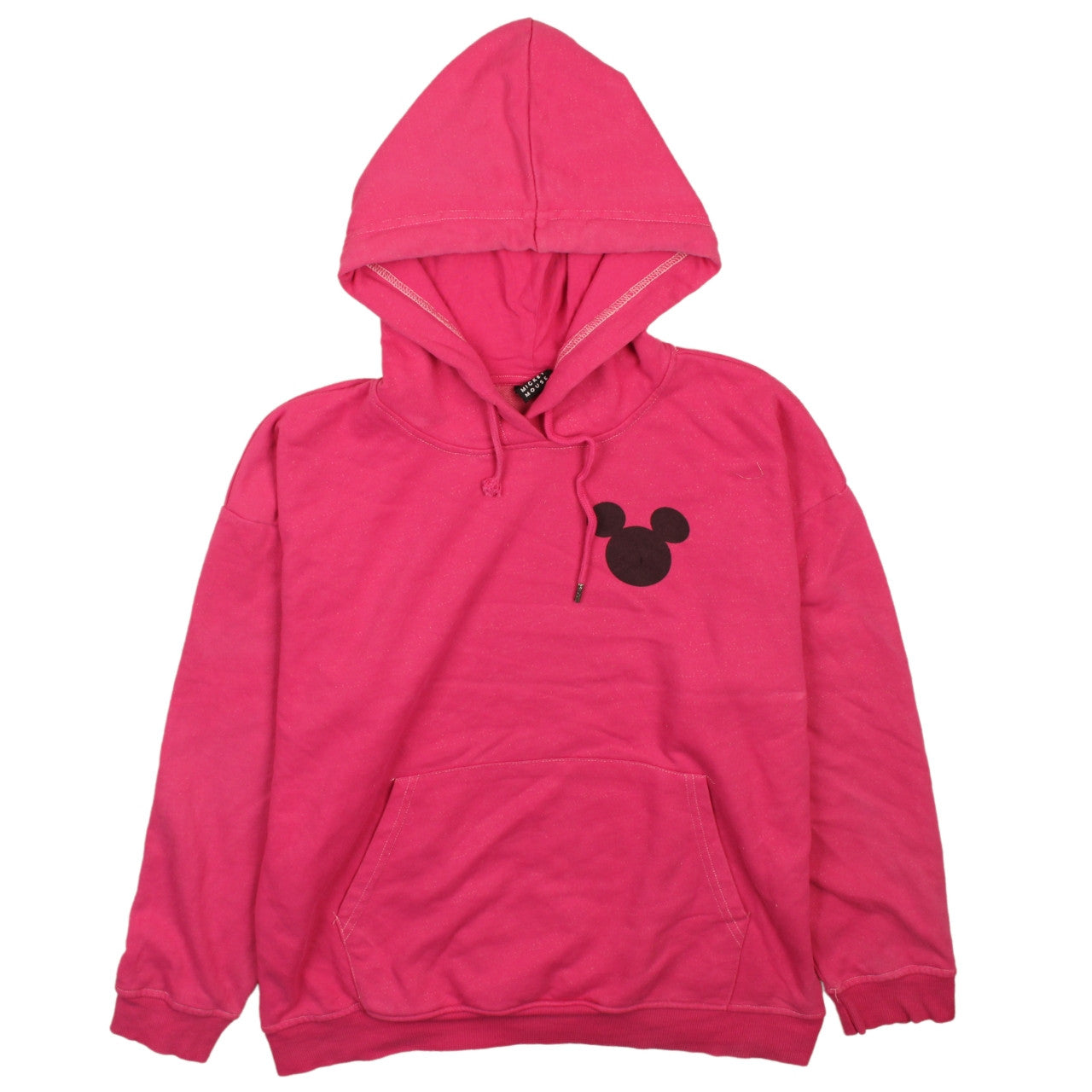 Disney Mickey Mouse Women's Pink Pullover Hoodie Size S