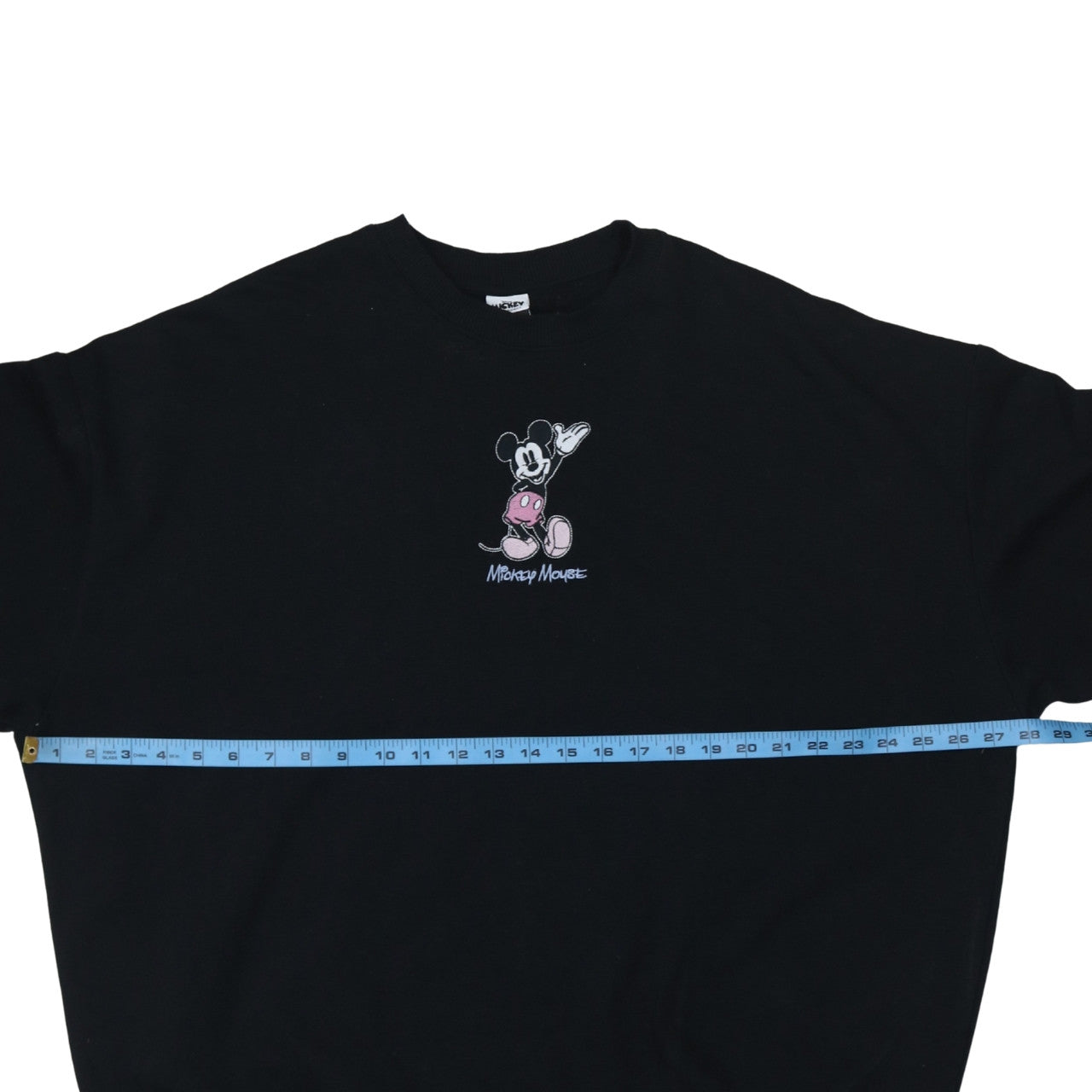 Disney Mickey Mouse Black Sweatshirt Women 16-18 George Relaxed Fit