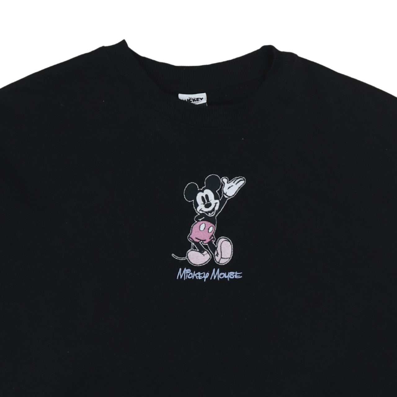 Disney Mickey Mouse Black Sweatshirt Women 16-18 George Relaxed Fit