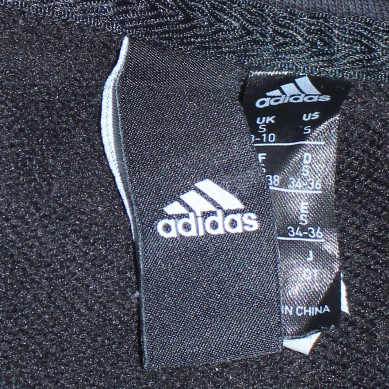 Adidas Womens Black Small Crew Neck Pullover Sweatshirt