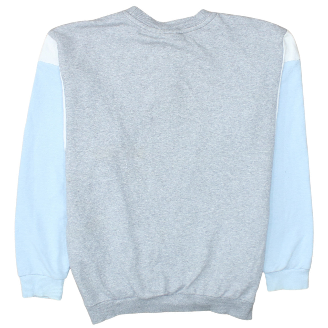 Adidas Women's Grey & Blue Crew Neck Sweatshirt Size 8 Classic Logo