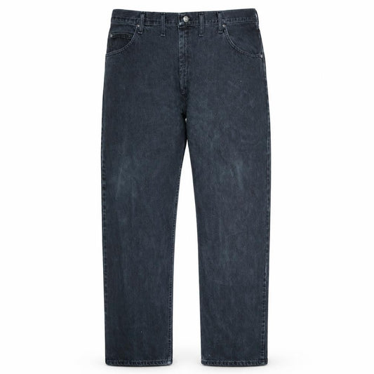 Wrangler Men's Black 46x32 Straight Fit Cotton Jeans