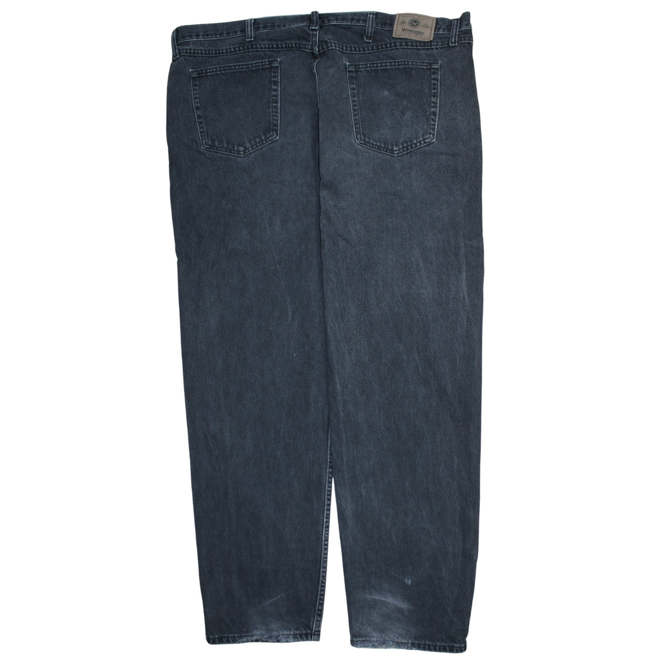 Wrangler Men's Black 46x32 Straight Fit Cotton Jeans