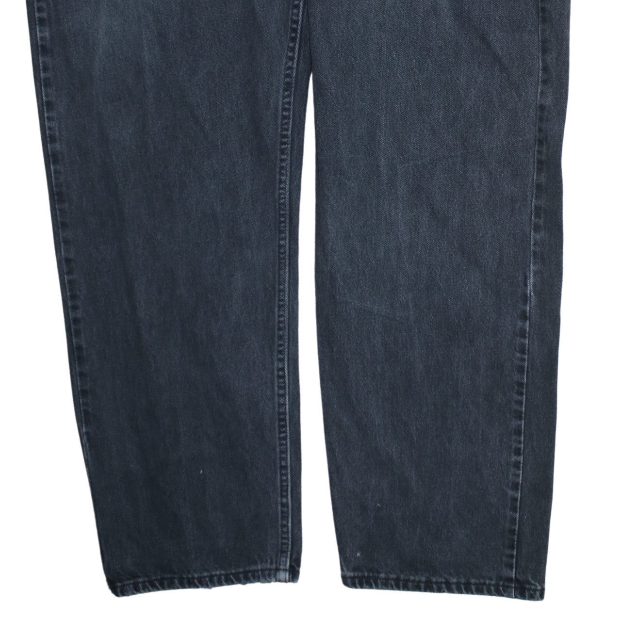 Wrangler Men's Black 46x32 Straight Fit Cotton Jeans