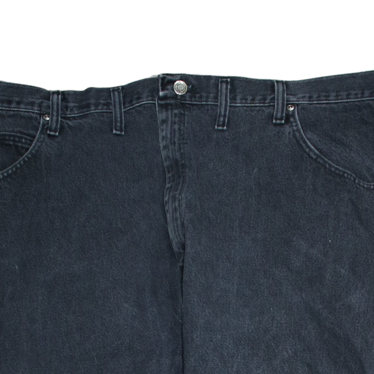 Wrangler Men's Black 46x32 Straight Fit Cotton Jeans