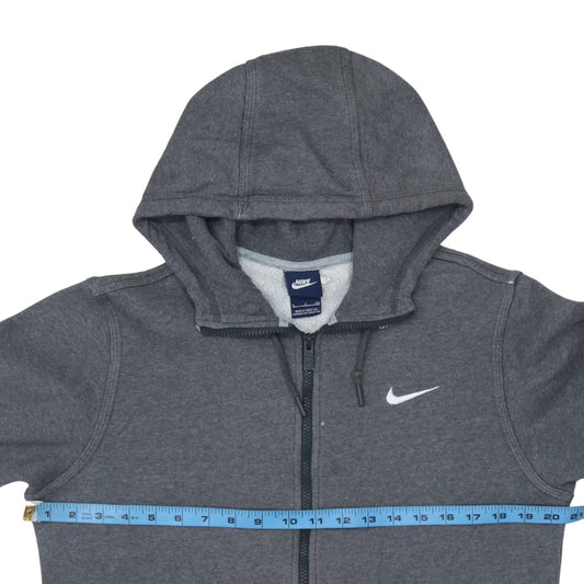 Nike Men's Grey Full Zip Hoodie Size S Fleece Sportswear