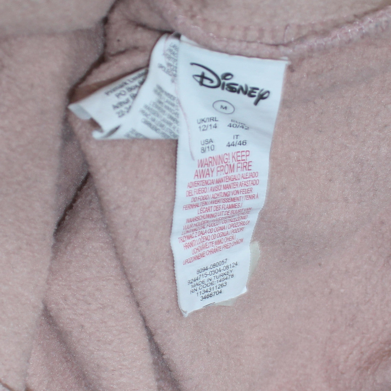 Disney Women Pink Thumper Sweatshirt Medium Bambi Graphic Pullover