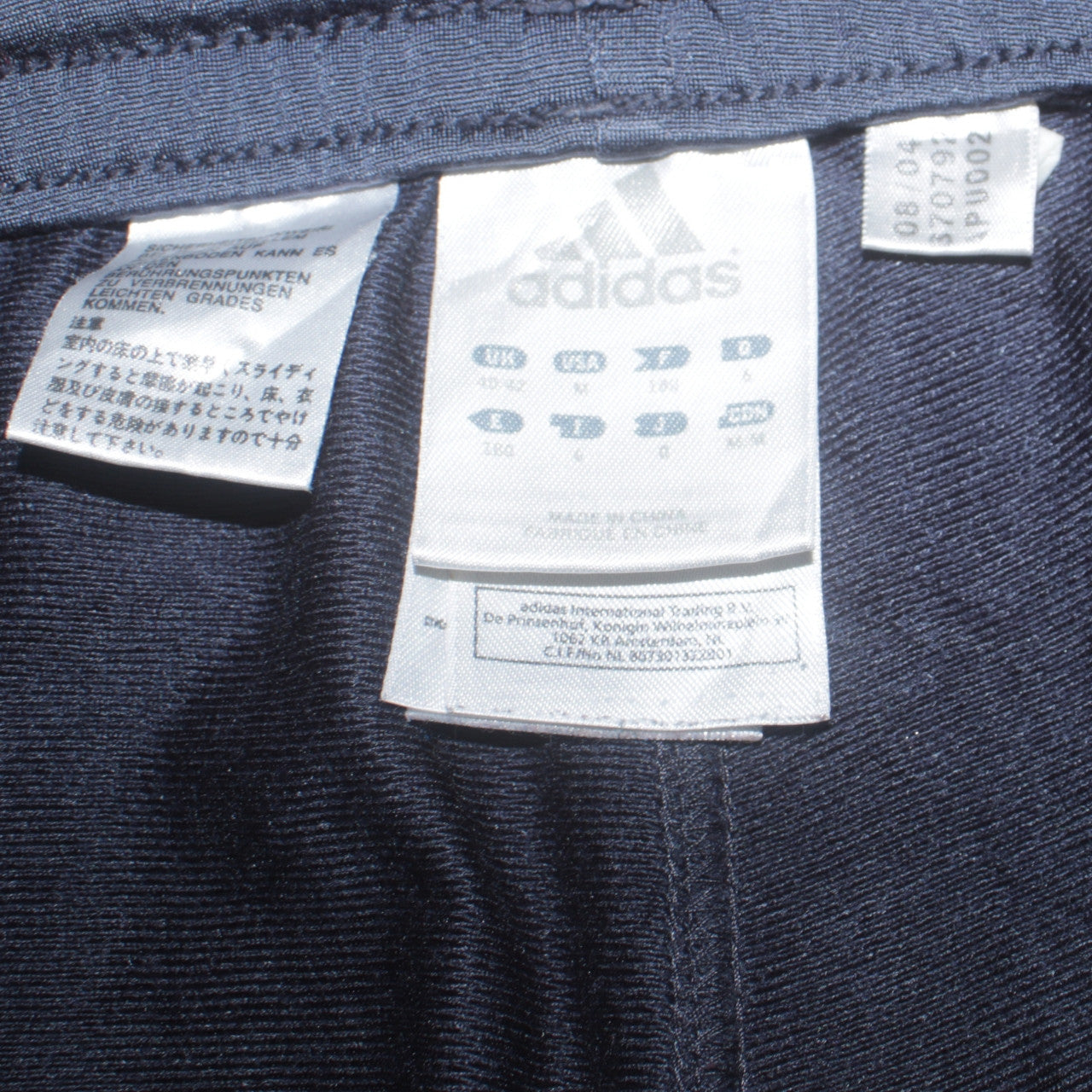 Adidas Men's Blue Regular Fit Jogger Sports Trousers M