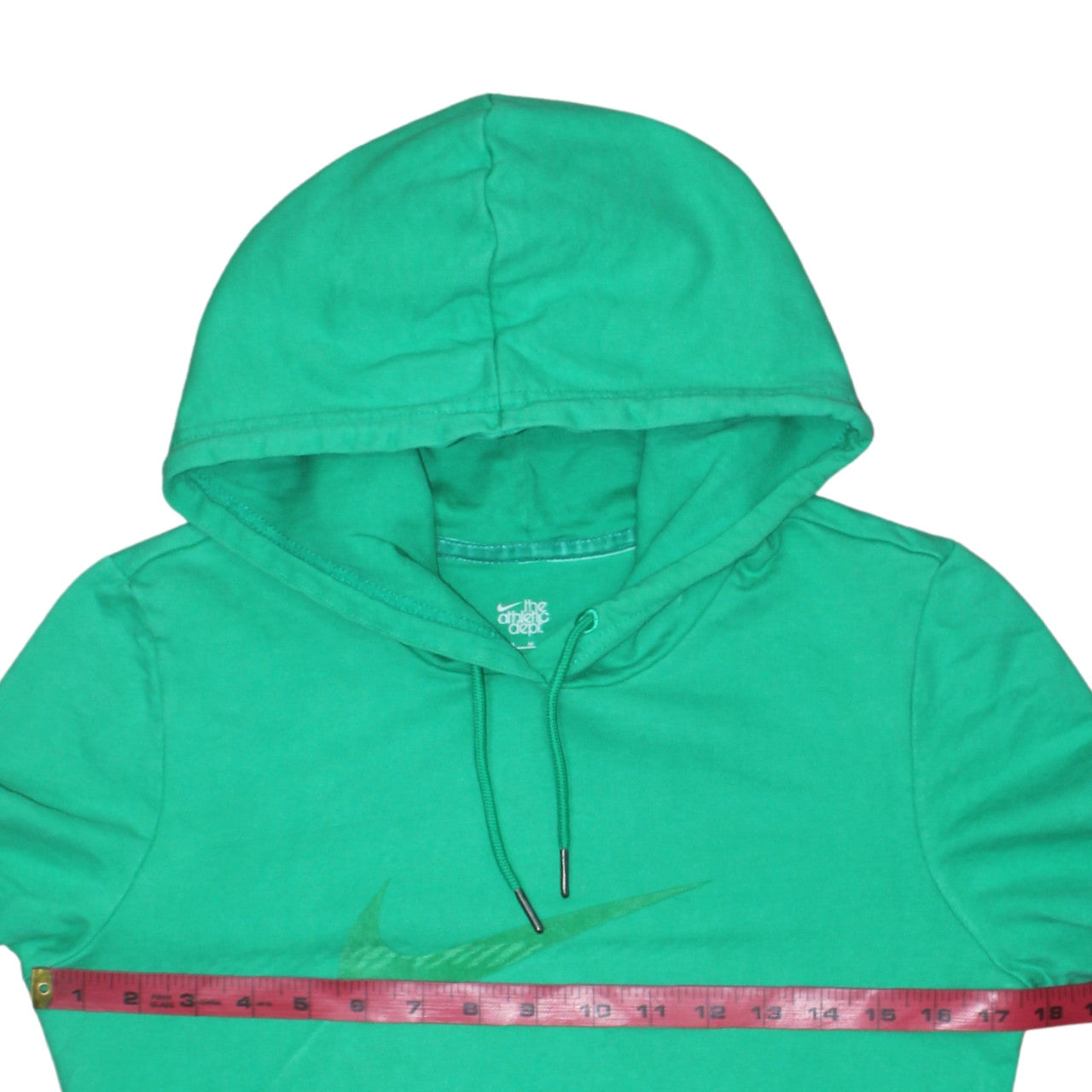 Nike Boys Green Pullover Hoodie M (8-10) Cotton Athletic Dept