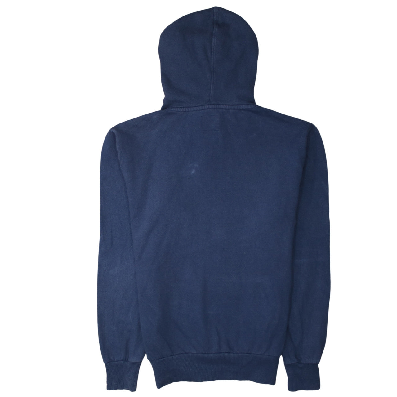 Jack & Jones Men's Blue Pullover Hoodie M Fleece Graphic Print