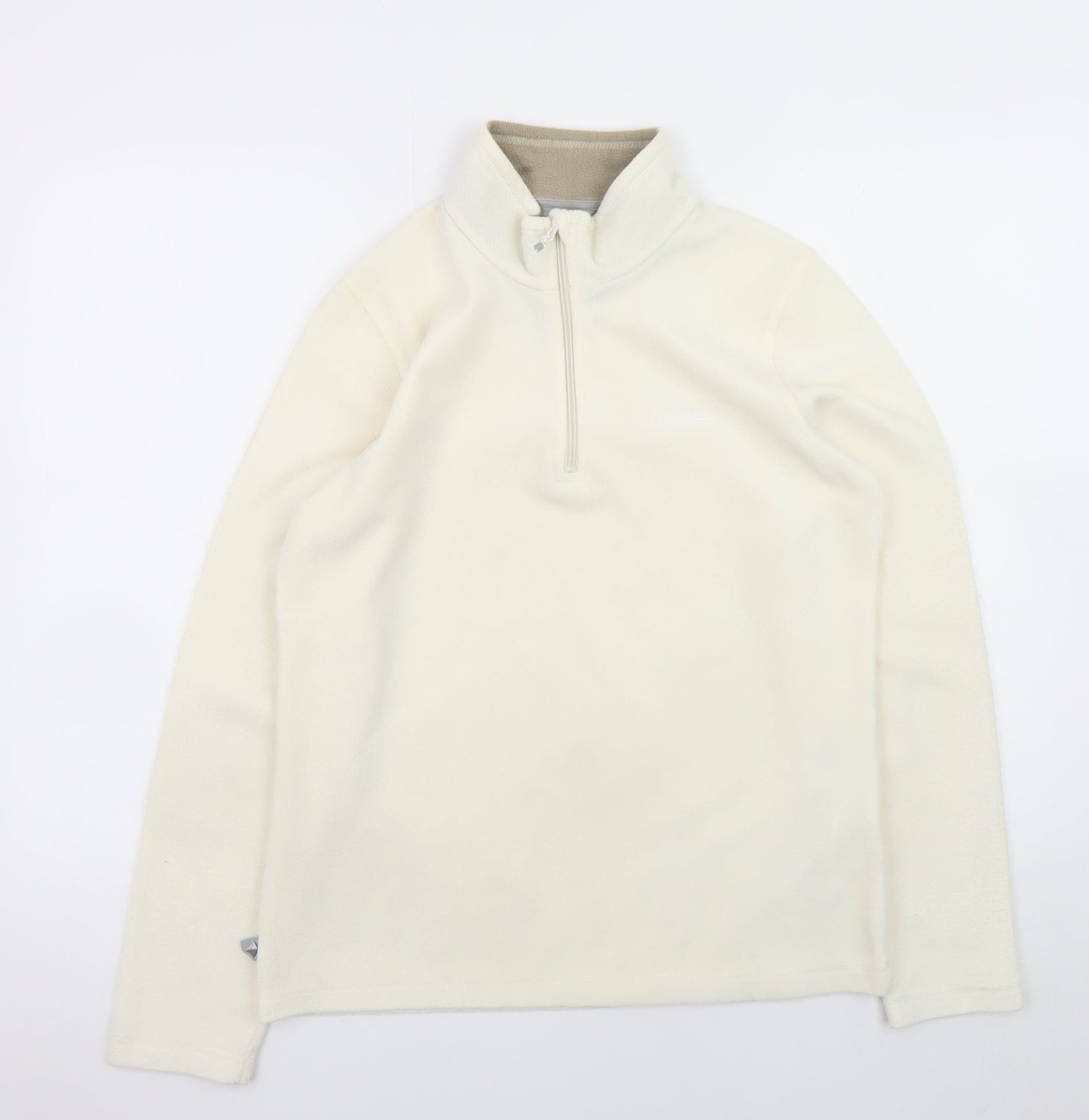 Regatta Women’s Beige 1/2 Zip Fleece Sweatshirt UK 12 Polyester