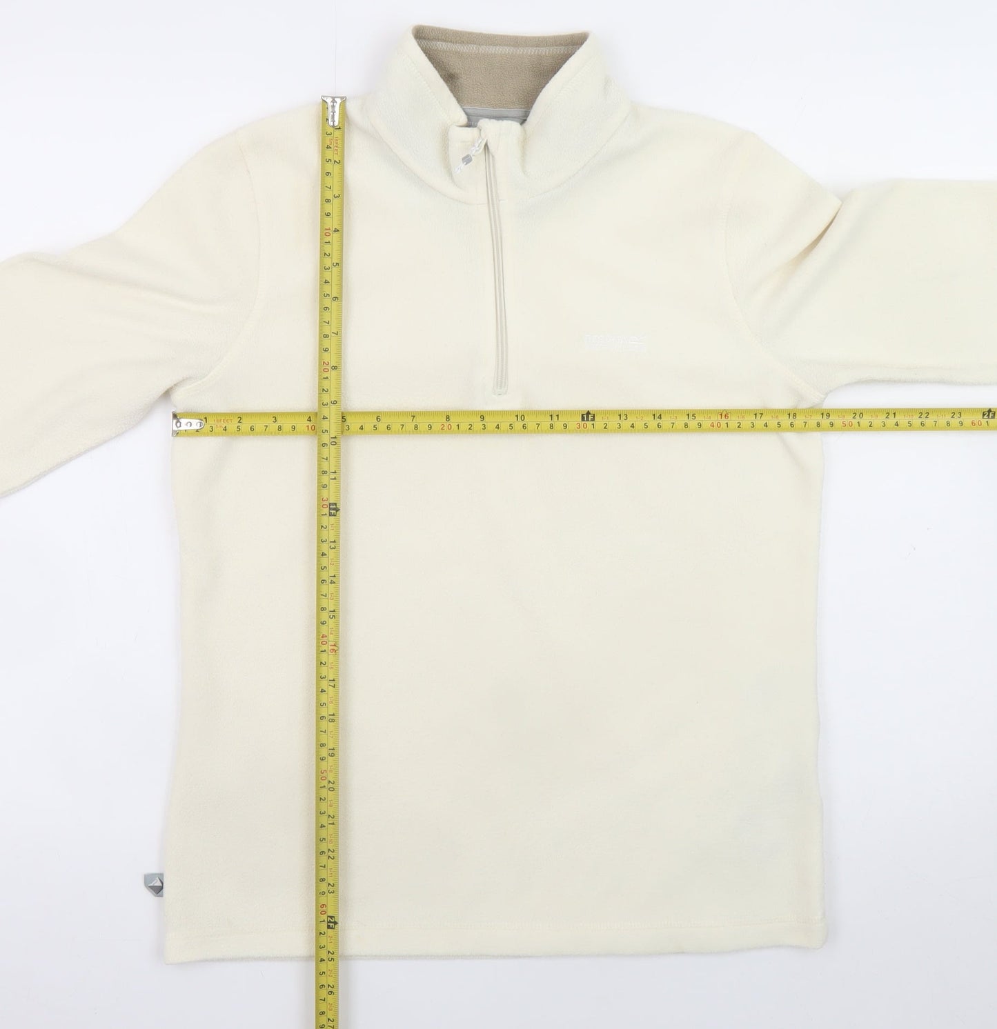 Regatta Women’s Beige 1/2 Zip Fleece Sweatshirt UK 12 Polyester