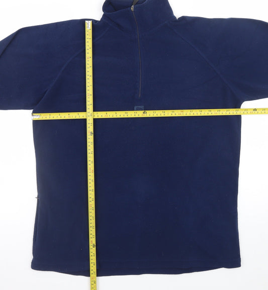 Craghoppers Men's Blue Fleece Half Zip Pullover Sweatshirt M