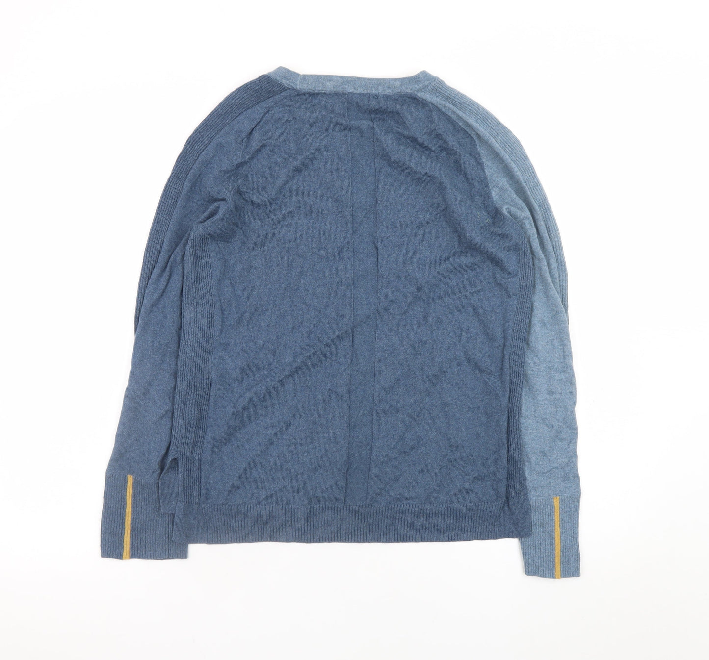White Stuff Men's Blue Cotton Wool Crew Neck Jumper M