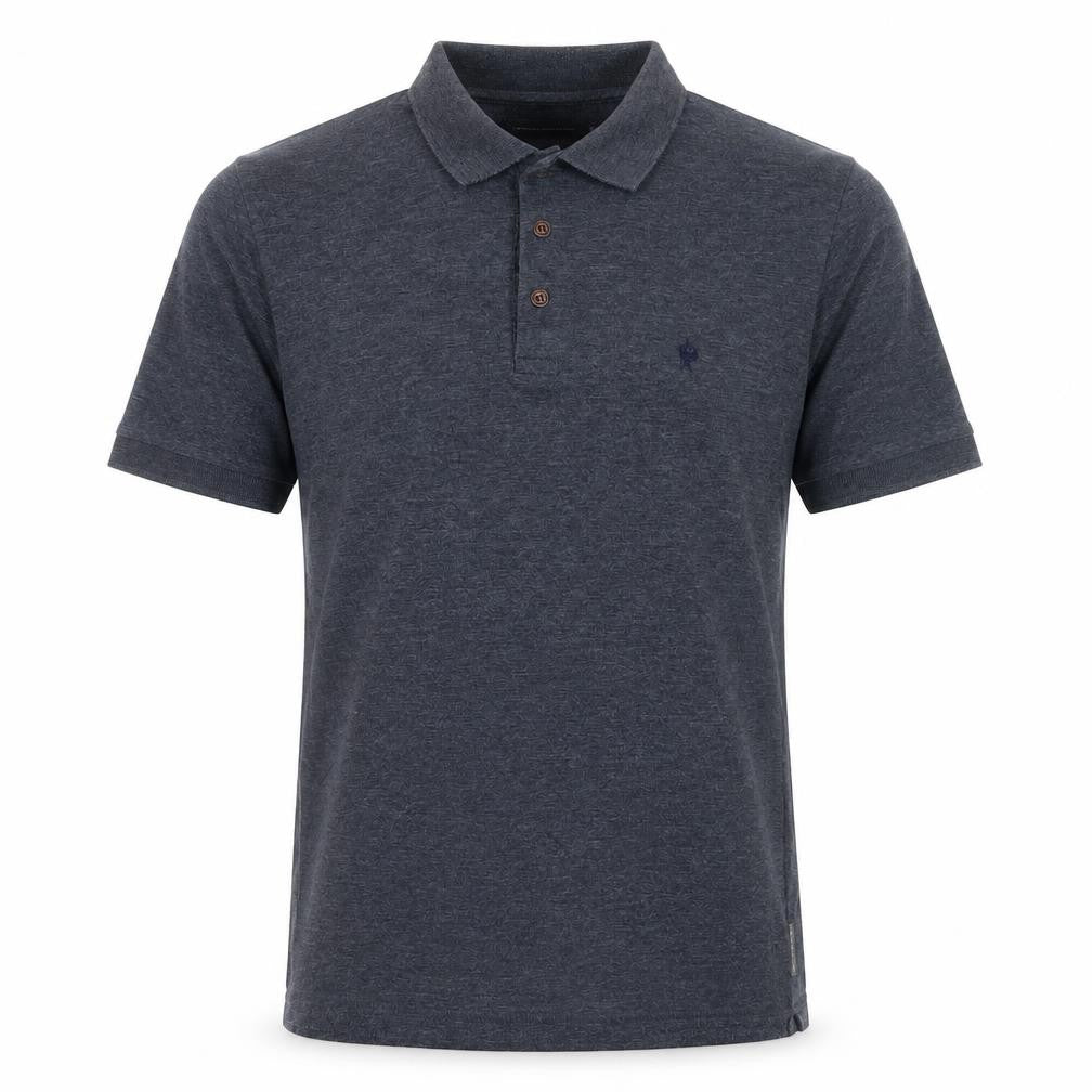 French Connection Men's Grey Cotton Blend Polo Shirt S