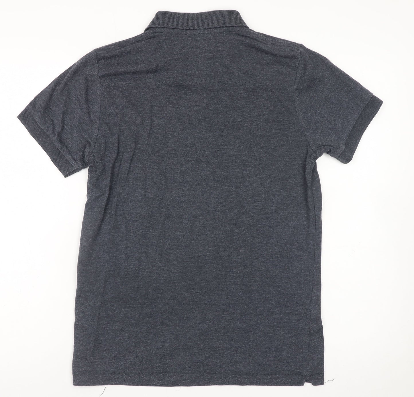 French Connection Men's Grey Cotton Blend Polo Shirt S