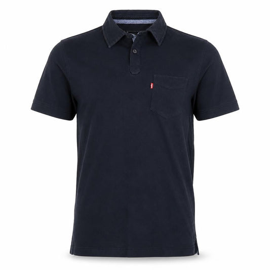 Levi's Men's Black Short Sleeve Cotton Polo Shirt Size S
