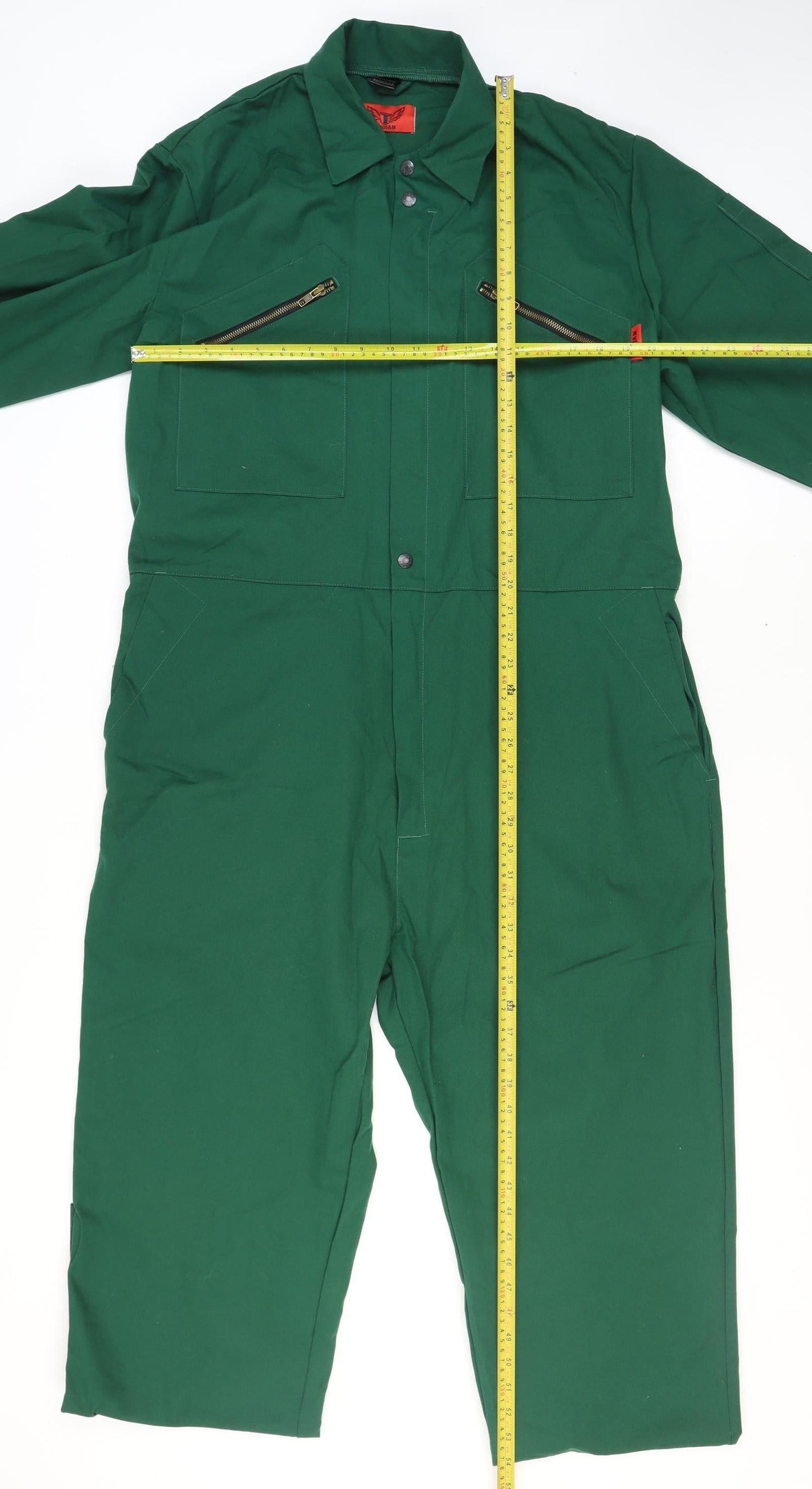Trojan Men's Green Cargo Workwear Trousers L Regular Fit