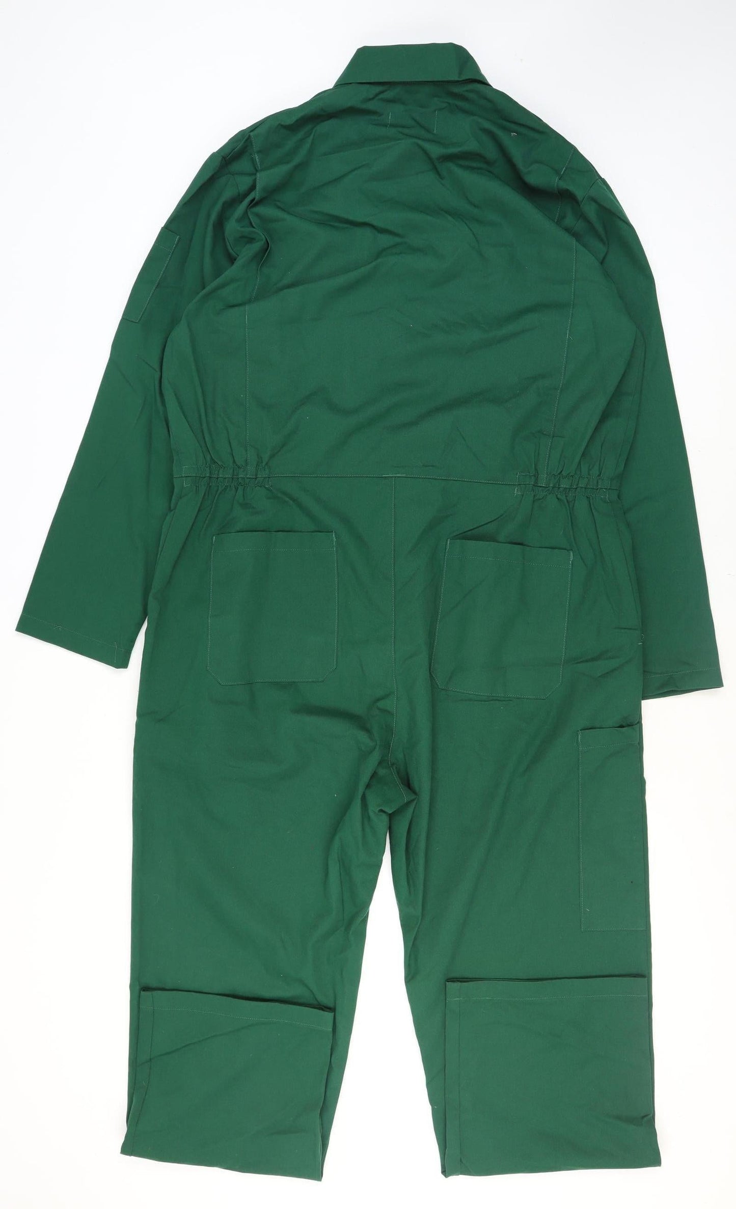 Trojan Men's Green Cargo Workwear Trousers L Regular Fit
