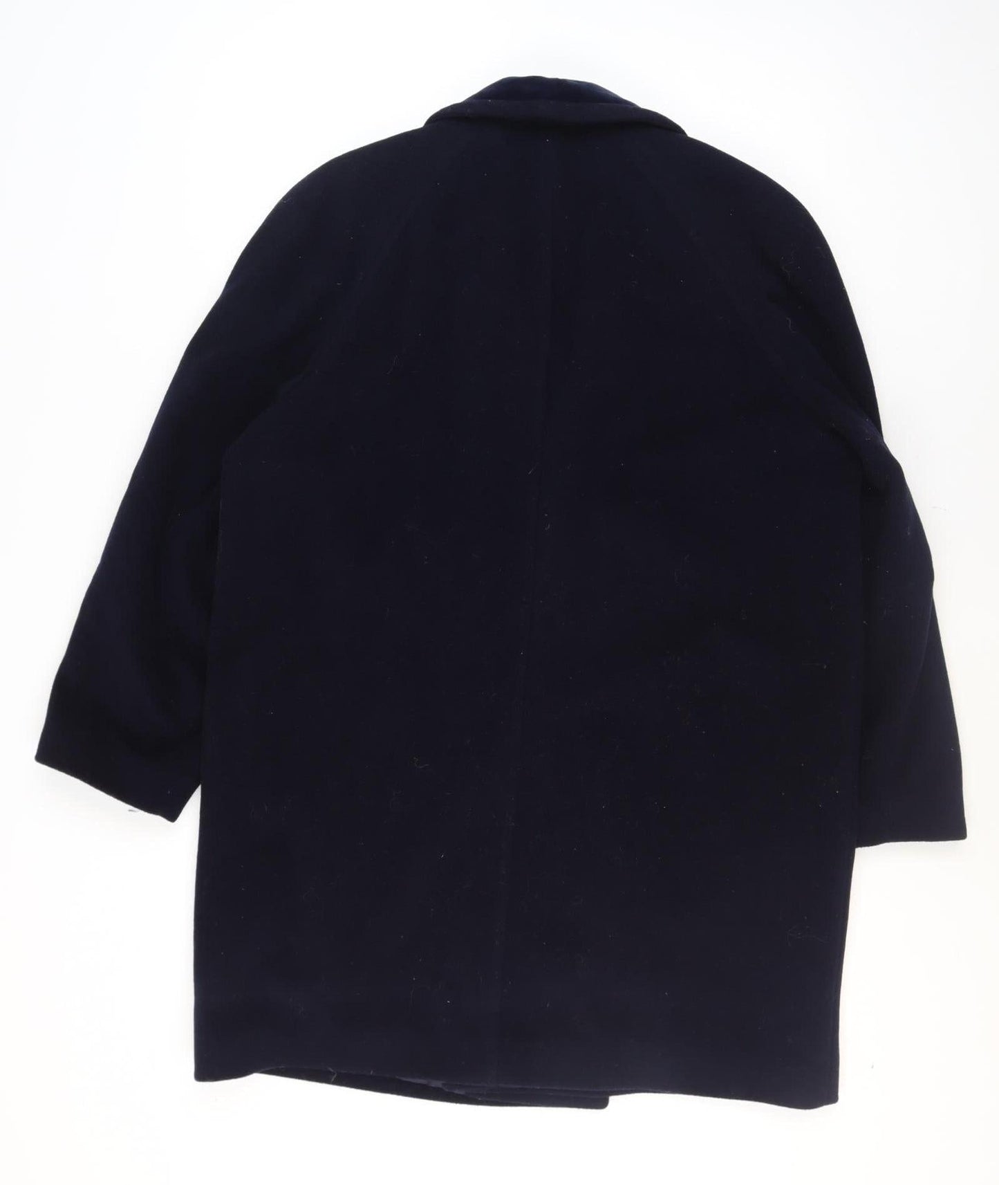 Windsmoor Women's Blue Wool Overcoat Size 16 Lined Classic Style